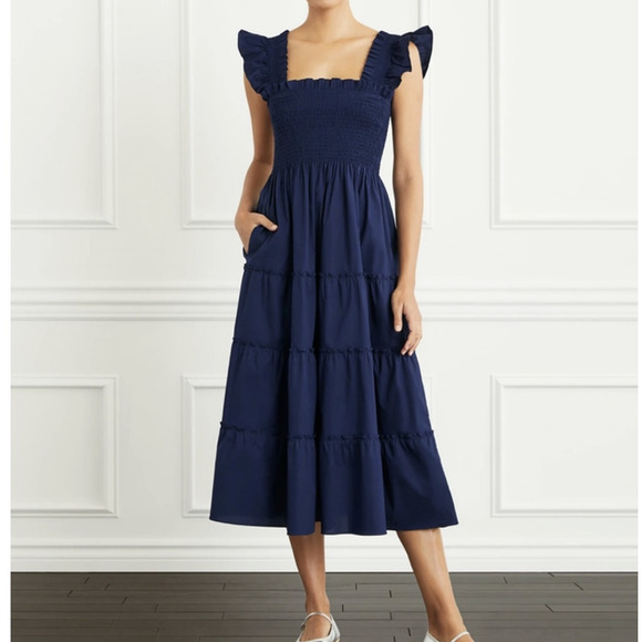 Hill House Dresses & Skirts - Hill House The Ellie Nap Dress in Navy Blue Size large NEW with Tags
